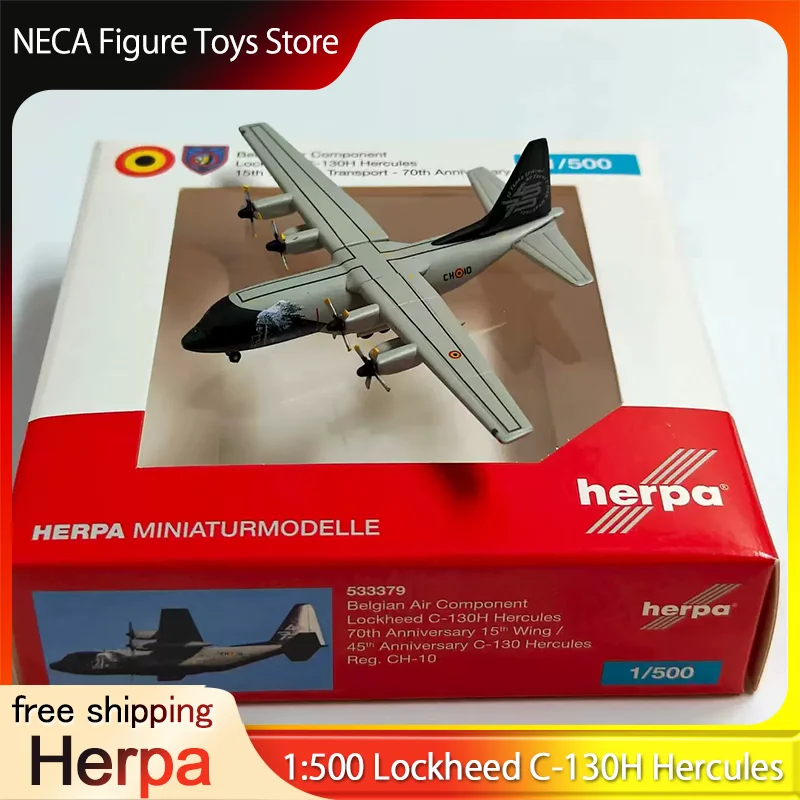 Herpa 1:500 Lockheed C-130H Hercules Belgian Air Force 70th Anniversary Diecast Model Aircraft Collectible Toy Gift In Stock
Herpa 1:500 Lockheed C-130H Hercules Belgian Air Force 70th Anniversary Diecast Model Aircraft Collectible Toy Gift In Stock