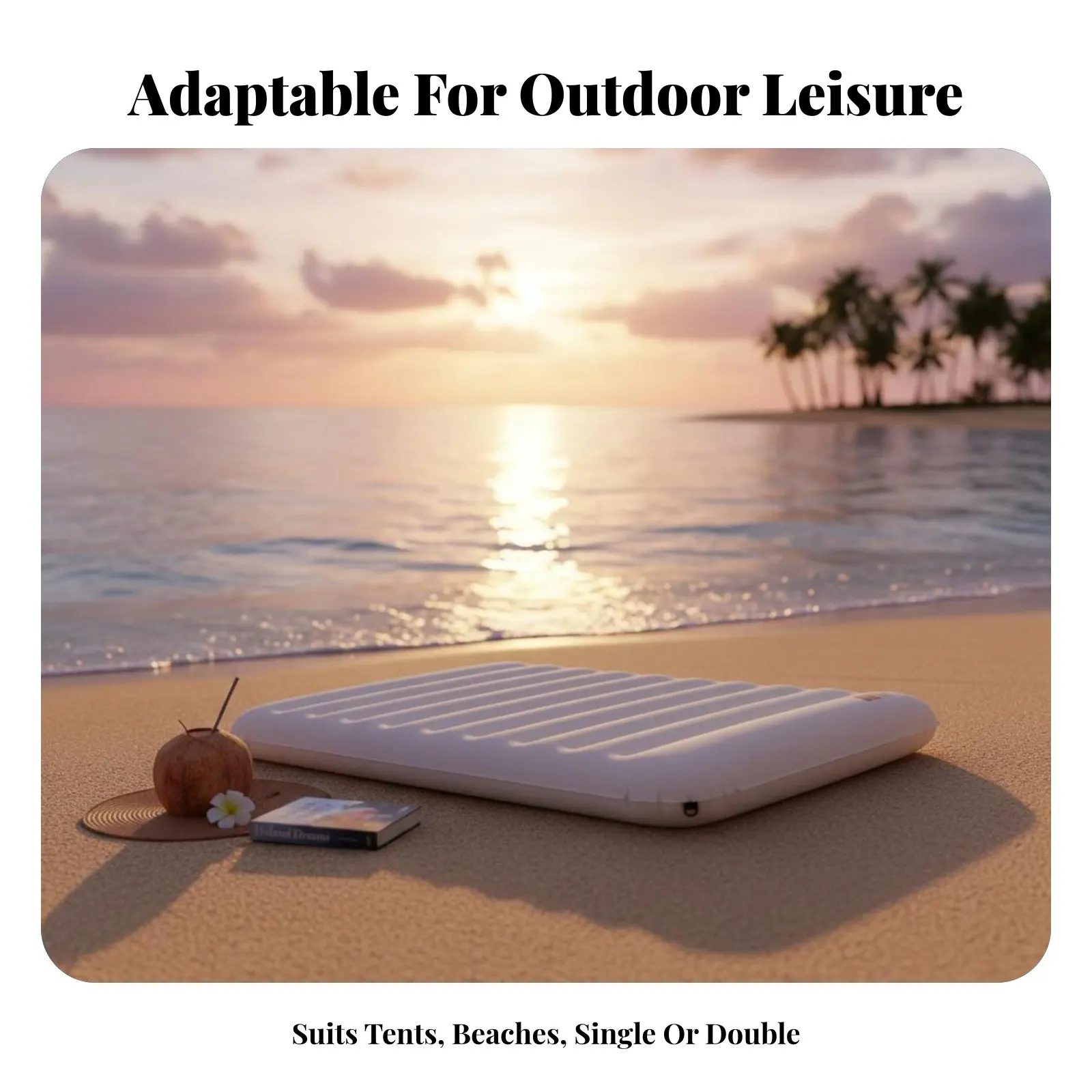 Outdoor Inflatable Mat, Sponge Air Mattress, Camping Tent Sleeping Pad, Moisture Resistant
Outdoor Inflatable Mat, Sponge Air Mattress, Camping Tent Sleeping Pad, Moisture Resistant