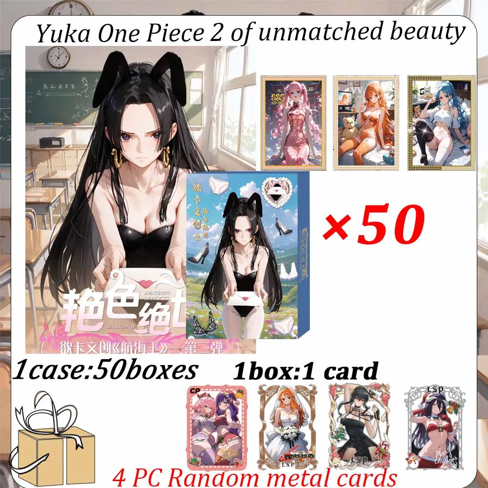 YuKa ONE PIECE 2 Of Unmatched Beauty Boa Hancock Waifu Cards Goddess Story Bikini Feast Doujin Toys And Hobby Gift
YuKa ONE PIECE 2 Of Unmatched Beauty Boa Hancock Waifu Cards Goddess Story Bikini Feast Doujin Toys And Hobby Gift