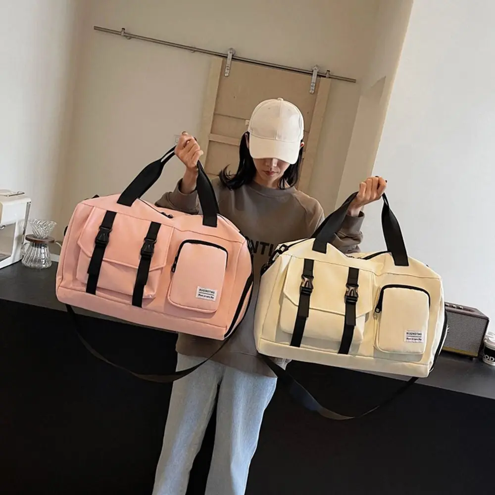 Oxford Cloth Fitness Duffel Bag Single Shoulder Large Capacity Gym Bag Dry And Wet Separation Waterproof Weekender Bag Women
Oxford Cloth Fitness Duffel Bag Single Shoulder Large Capacity Gym Bag Dry And Wet Separation Waterproof Weekender Bag Women