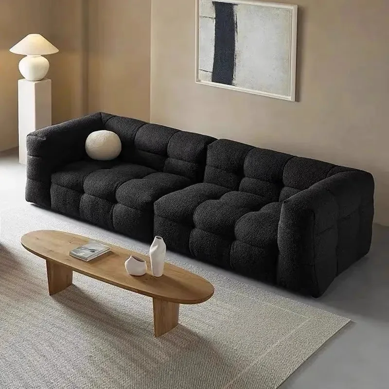 Vacuum compression retro marshmallow fabric sofa small apartment living room Nordic Internet celebrity lamb wool home furniture
Vacuum compression retro marshmallow fabric sofa small apartment living room Nordic Internet celebrity lamb wool home furniture