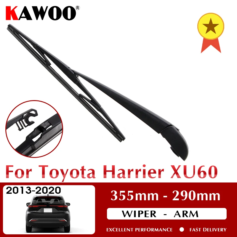 KAWOO 14" Car Rear Wiper Blades Back Window Wipers Arm For Toyota Harrier XU60 Hatchback (2013-2020) 355mm Auto Windscreen Blade
KAWOO 14" Car Rear Wiper Blades Back Window Wipers Arm For Toyota Harrier XU60 Hatchback (2013-2020) 355mm Auto Windscreen Blade