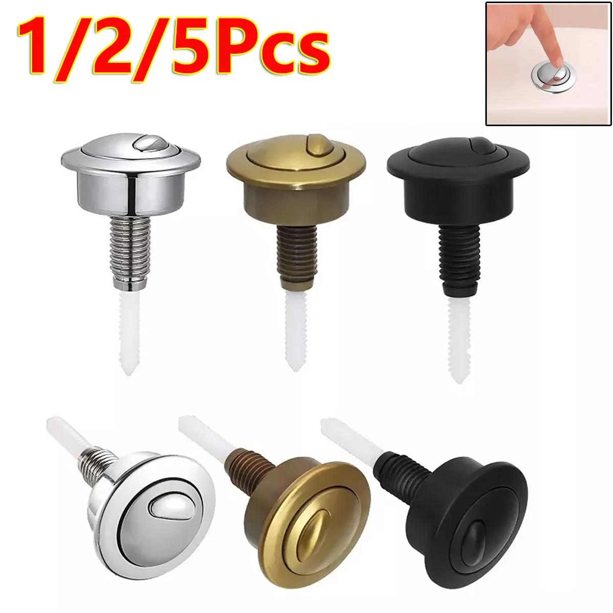 1/2/5Pcs Flush Toilet Push Button Water Tank Drain Button Flush Push Button Replacement Fit For Siamp Optima 49 Accessories Home
1/2/5Pcs Flush Toilet Push Button Water Tank Drain Button Flush Push Button Replacement Fit For Siamp Optima 49 Accessories Home