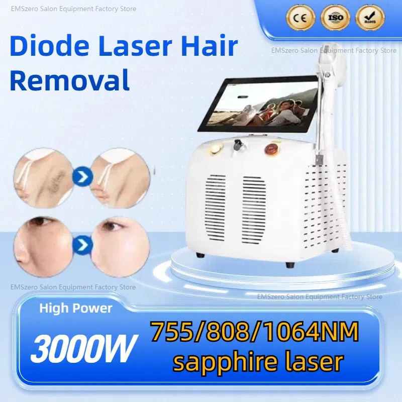 3000W Powerful Alexandrite Ice Platinum Laser Epilator Professional Diode Laser Machine Permanent Hair Remover for Woman 2025.
3000W Powerful Alexandrite Ice Platinum Laser Epilator Professional Diode Laser Machine Permanent Hair Remover for Woman 2025.
