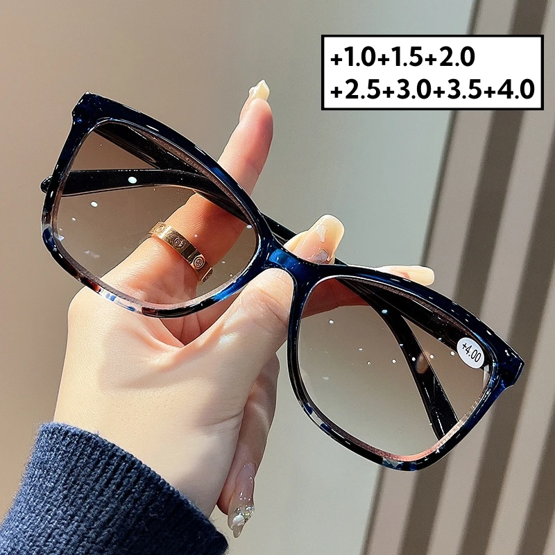 Women's Ins Popular Reading Glasses Unisex Fashion Style Tea Lens Eyeglasses Trending Luxury Farsighted Eyeglasses +1.0+1.5+4.0
Women's Ins Popular Reading Glasses Unisex Fashion Style Tea Lens Eyeglasses Trending Luxury Farsighted Eyeglasses +1.0+1.5+4.0