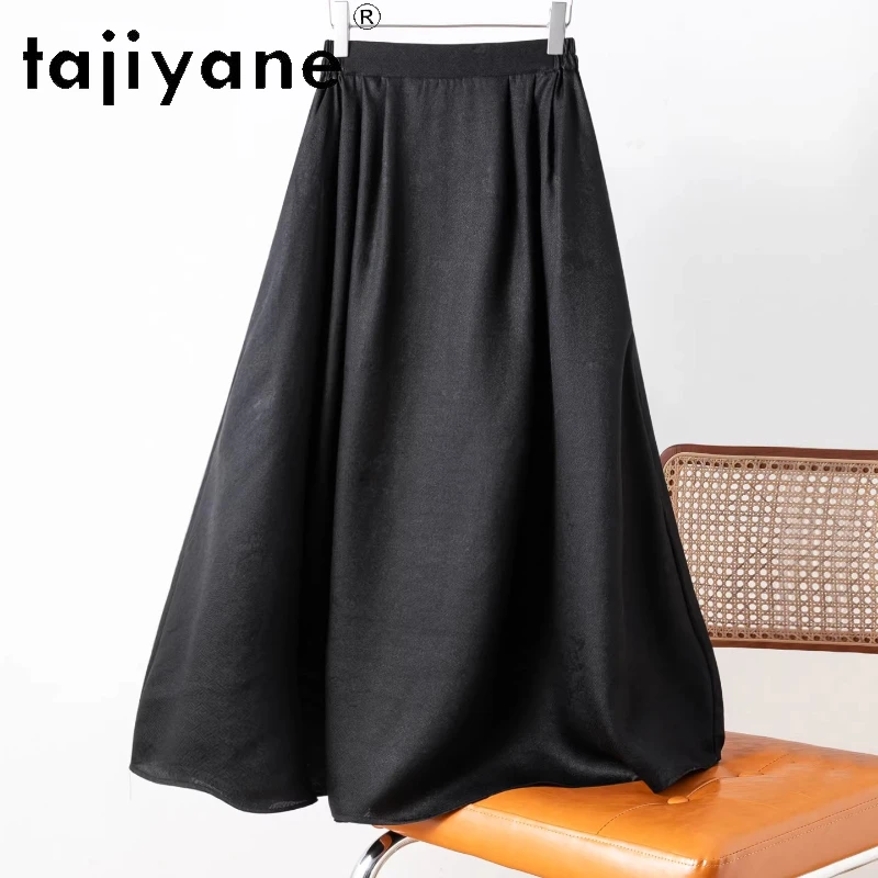 TAJIYANE 100% Шелковая черная юбка из тутового шелка Xiangyun Sha Long, Новинка, Летняя женская одежда 2026
TAJIYANE 100% Шелковая черная юбка из тутового шелка Xiangyun Sha Long, Новинка, Летняя женская одежда 2026
