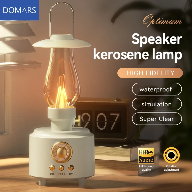 Domars Classic Vintage Night Lamp FM Radio Night Light Bluetooth Speaker Subwoofer Hifi Sound Audio System Music Player
Domars Classic Vintage Night Lamp FM Radio Night Light Bluetooth Speaker Subwoofer Hifi Sound Audio System Music Player