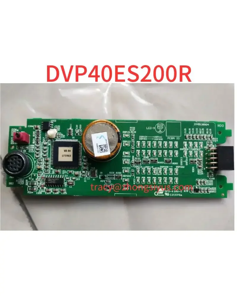 Second-hand PLC DVP40ES200R motherboard, V3.64 version, the function has been tested well
Second-hand PLC DVP40ES200R motherboard, V3.64 version, the function has been tested well