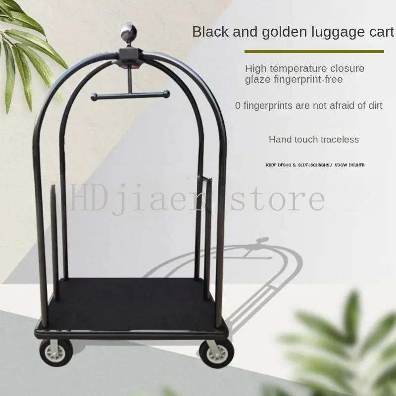 Hand Push Stainless Steel Luggage Lobby Hotel Handling Platform Trolley Silent Wheel Thickened Titanium Crown Metal
Hand Push Stainless Steel Luggage Lobby Hotel Handling Platform Trolley Silent Wheel Thickened Titanium Crown Metal