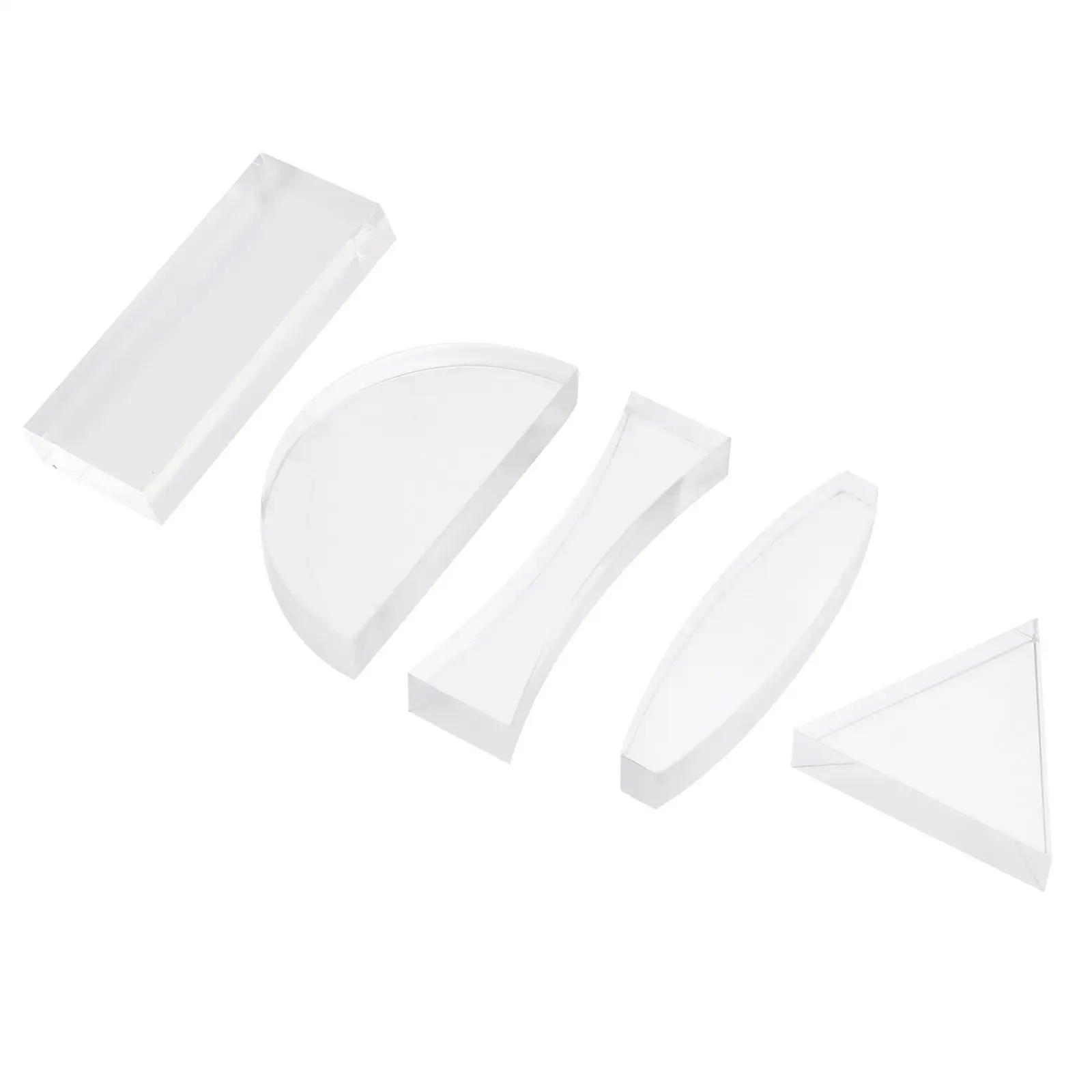 5 pcs Optical Set Physics Optical Lens Acrylic Convex Concave Physics Teaching Tools Multi Shape Experiment Equipment
5 pcs Optical Set Physics Optical Lens Acrylic Convex Concave Physics Teaching Tools Multi Shape Experiment Equipment