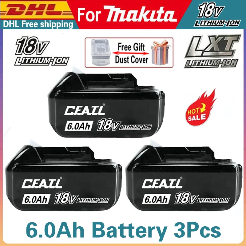 100% New original for Makita 18V 6000mAh Rechargeable Lithium Battery BL1021B BL1041B BL1015B BL1020B BL1040B 197402 Power Tools
100% New original for Makita 18V 6000mAh Rechargeable Lithium Battery BL1021B BL1041B BL1015B BL1020B BL1040B 197402 Power Tools