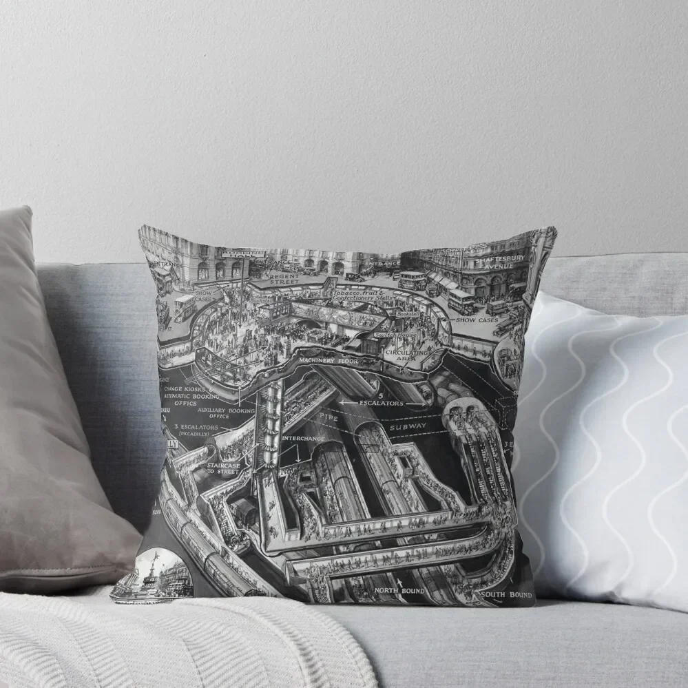 Vintage London - Picadilly -Tube Throw Pillow autumn pillowcase Pillow Decor Custom Cushion Photo pillow
Vintage London - Picadilly -Tube Throw Pillow autumn pillowcase Pillow Decor Custom Cushion Photo pillow