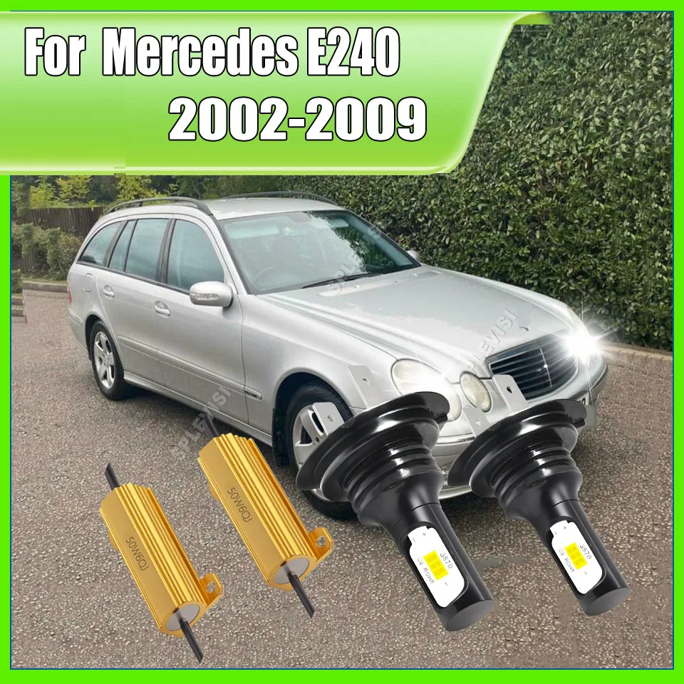 H7 499 6000K Diamond White LED Low Bulbs -Canbus No Warmming For Mercedes-Benz E240 2002 2003 2004 2005 2006 2007 2008 2009
H7 499 6000K Diamond White LED Low Bulbs -Canbus No Warmming For Mercedes-Benz E240 2002 2003 2004 2005 2006 2007 2008 2009