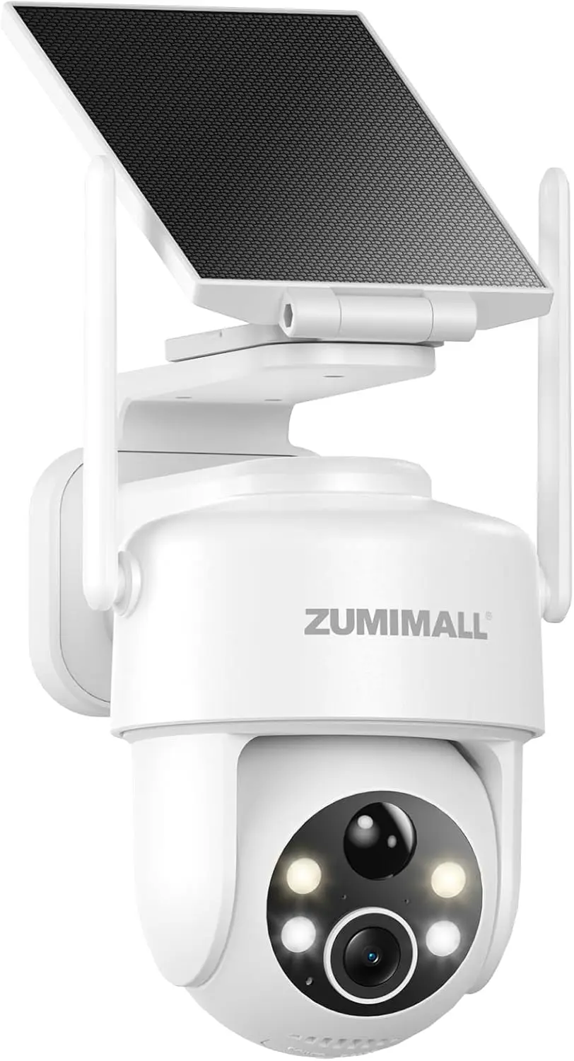Беспроводная уличная камера видеонаблюдения 2K Solar Security Camera | 360 ° Просмотр PTZ-камер через приложение | Цветное ночное видение, обнаружение движения, бесплатное облачное хранилище
Беспроводная уличная камера видеонаблюдения 2K Solar Security Camera | 360 ° Просмотр PTZ-камер через приложение | Цветное ночное видение, обнаружение движения, бесплатное облачное хранилище