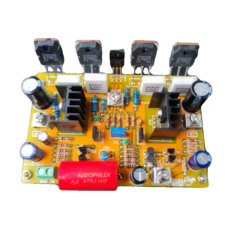 Dual parallel high-voltage version hifi fever-level field tube discrete high-power amplifier board mono finished product
Dual parallel high-voltage version hifi fever-level field tube discrete high-power amplifier board mono finished product