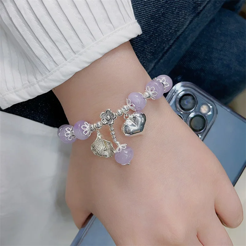 Sterling Silver Bracelet S925 Gift For Women DIY Originality Girl Charm Garnet Festival Retro Fashion Jewelry
Sterling Silver Bracelet S925 Gift For Women DIY Originality Girl Charm Garnet Festival Retro Fashion Jewelry