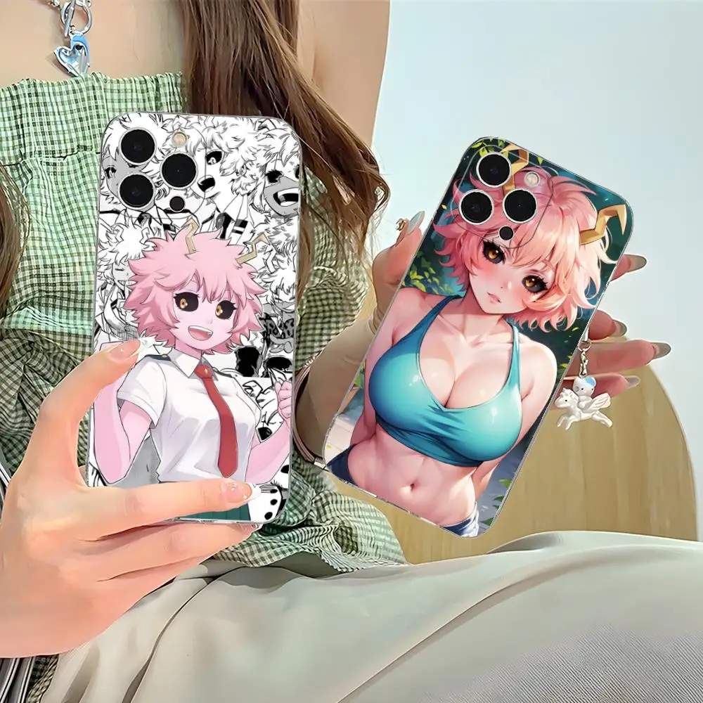 Чехол для телефона Hero Academia Mina Ashido для iPhone 16, 15, 14, 13, 12, 11 X XR XS 8 6 Pro Max Plus, мини-прозрачный цветной защитный роскошный чехол 
Чехол для телефона Hero Academia Mina Ashido для iPhone 16, 15, 14, 13, 12, 11 X XR XS 8 6 Pro Max Plus, мини-прозрачный цветной защитный роскошный чехол