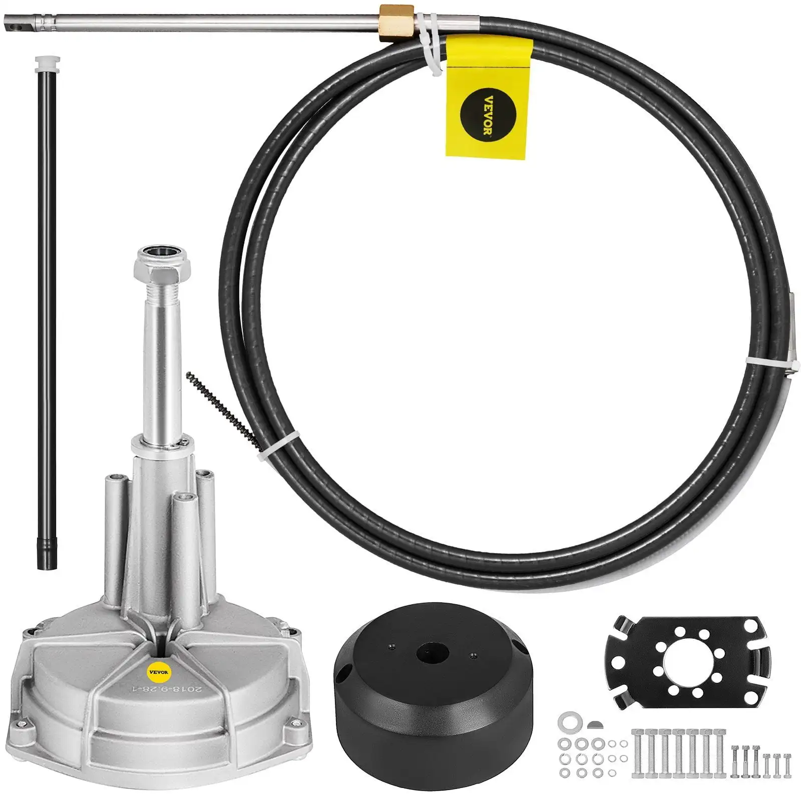 Boat Steering Cable 14' Outboard Rotary Steering Kit 14 Feet Boat Rotary Steering Kit for Boats
Boat Steering Cable 14' Outboard Rotary Steering Kit 14 Feet Boat Rotary Steering Kit for Boats