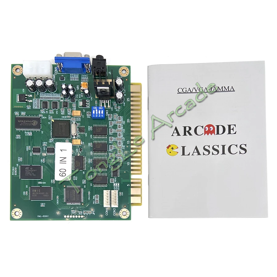 Adapter for Classic Jamma PCB Multi Game Board, Horizontal / Vertical Arcade Cocktail Cabinet Motherboard, 19 in 1, 60 in 1
Adapter for Classic Jamma PCB Multi Game Board, Horizontal / Vertical Arcade Cocktail Cabinet Motherboard, 19 in 1, 60 in 1