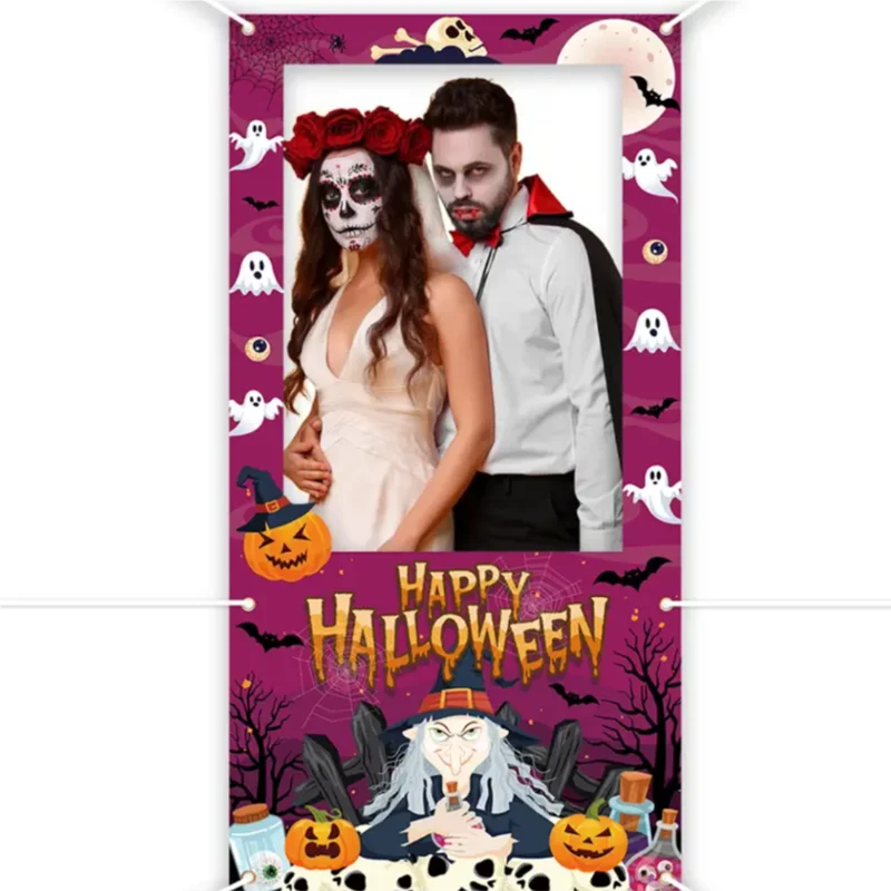 Happy Halloween Photo Booth Frame Props Ghost Pumpkin Skeleton Shooting Backdrop Banner Kids Adult Birthday Party Decor Supplies
Happy Halloween Photo Booth Frame Props Ghost Pumpkin Skeleton Shooting Backdrop Banner Kids Adult Birthday Party Decor Supplies