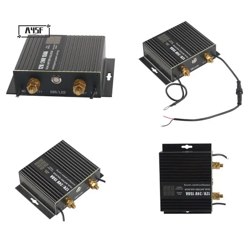 A45F-150 Amp Dual Battery Isolator Kit, Dual Battery Smart Isolator For Car RV ATV UTV Campers Truck Boat
A45F-150 Amp Dual Battery Isolator Kit, Dual Battery Smart Isolator For Car RV ATV UTV Campers Truck Boat
