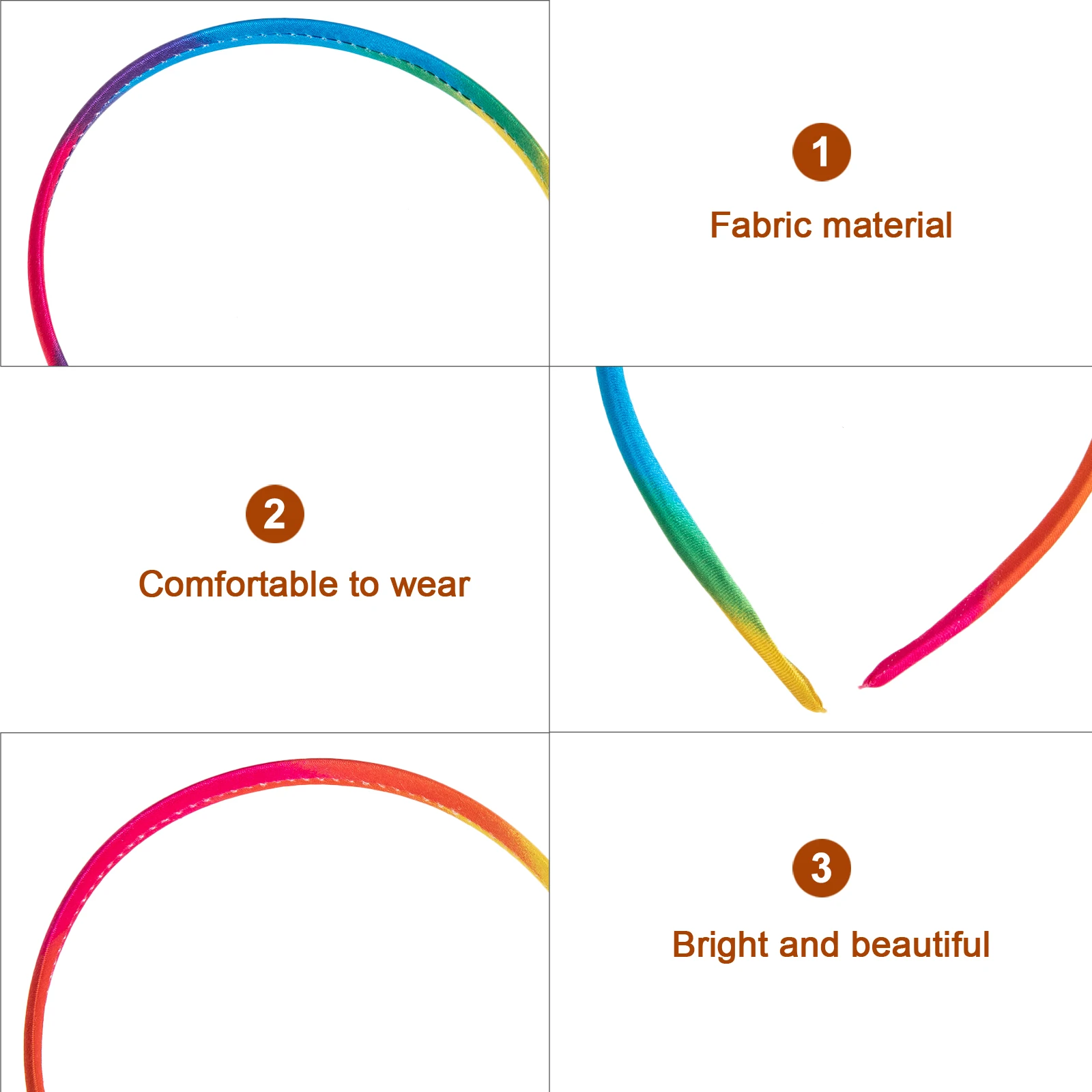 10pcs Rainbow Hairpin Headbands Thin Headbands For Women Hair Ribbon for Women Girls Thin Elastic Band Wedding Birthday
10pcs Rainbow Hairpin Headbands Thin Headbands For Women Hair Ribbon for Women Girls Thin Elastic Band Wedding Birthday