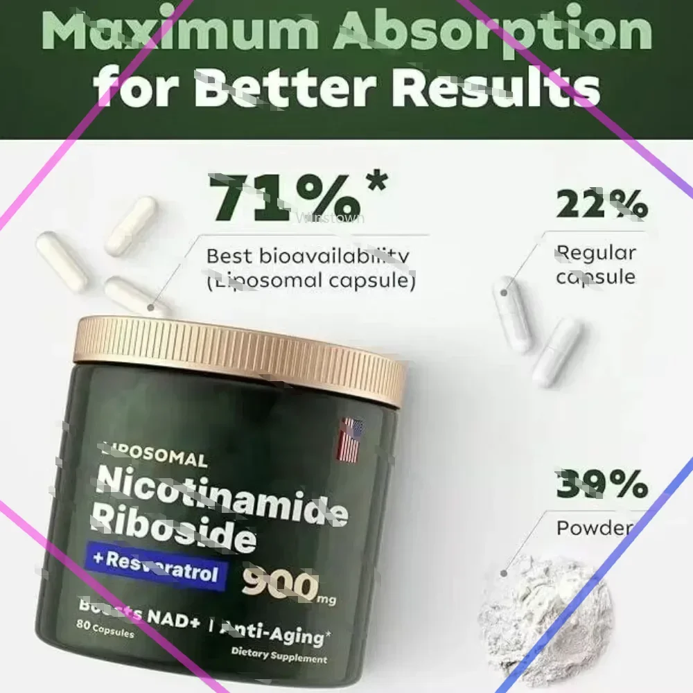 NAD+ Supplement Никотинамид Ребосид для борьбы со старением, энергией и Focus Boost Ultimate Wellness Aid - здоровый партнер
NAD+ Supplement Никотинамид Ребосид для борьбы со старением, энергией и Focus Boost Ultimate Wellness Aid - здоровый партнер