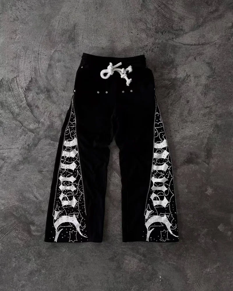American Goth Harajuku zipper pattern fringed men pants high street casual fashion dark wide-leg pants couple loose sport pants
American Goth Harajuku zipper pattern fringed men pants high street casual fashion dark wide-leg pants couple loose sport pants