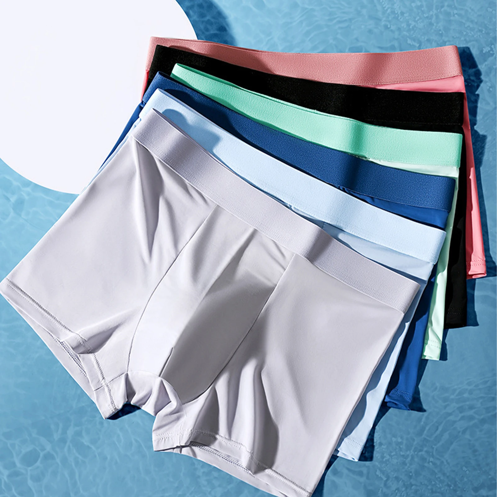 Mens Thin Skin Friendly Boxer Briefs Summer Breathable Mid Rise Trunks Quick Dry Comfortable Casual Underwear Lightweight
Mens Thin Skin Friendly Boxer Briefs Summer Breathable Mid Rise Trunks Quick Dry Comfortable Casual Underwear Lightweight