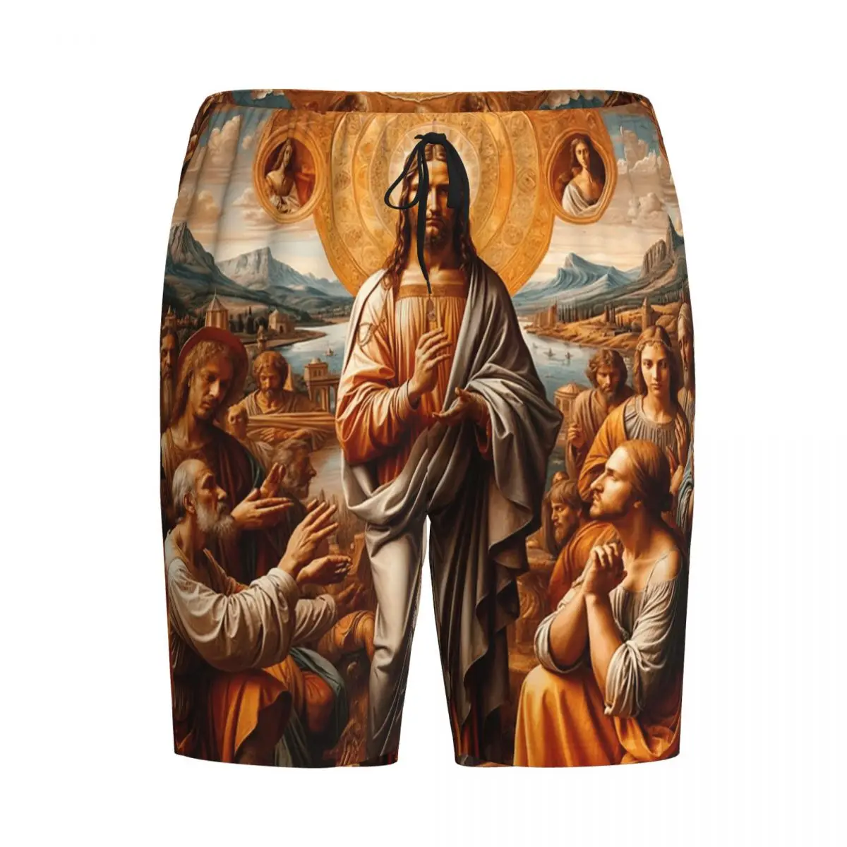 Мужские шорты-пижамы Custom WORSHIPING JESUS для сна и отдыха
Мужские шорты-пижамы Custom WORSHIPING JESUS для сна и отдыха
