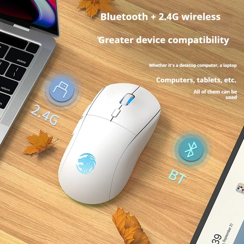 Беспроводная мышь EWEADN G301 2.4G/Bluetooth, двухрежимная, бесшумная, игровая, перезаряжаемая, эргономичный дизайн, для игр и офиса, для девушек
Беспроводная мышь EWEADN G301 2.4G/Bluetooth, двухрежимная, бесшумная, игровая, перезаряжаемая, эргономичный дизайн, для игр и офиса, для девушек
