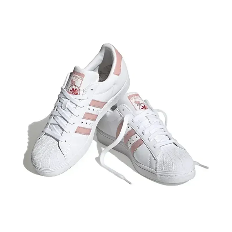 Adidas Originals Superstar Love Speical, розовые, белые, легкие, удобные, нескользящие, для спортзала с низким берцем, мужские и женские туфли для доски
Adidas Originals Superstar Love Speical, розовые, белые, легкие, удобные, нескользящие, для спортзала с низким берцем, мужские и женские туфли для доски