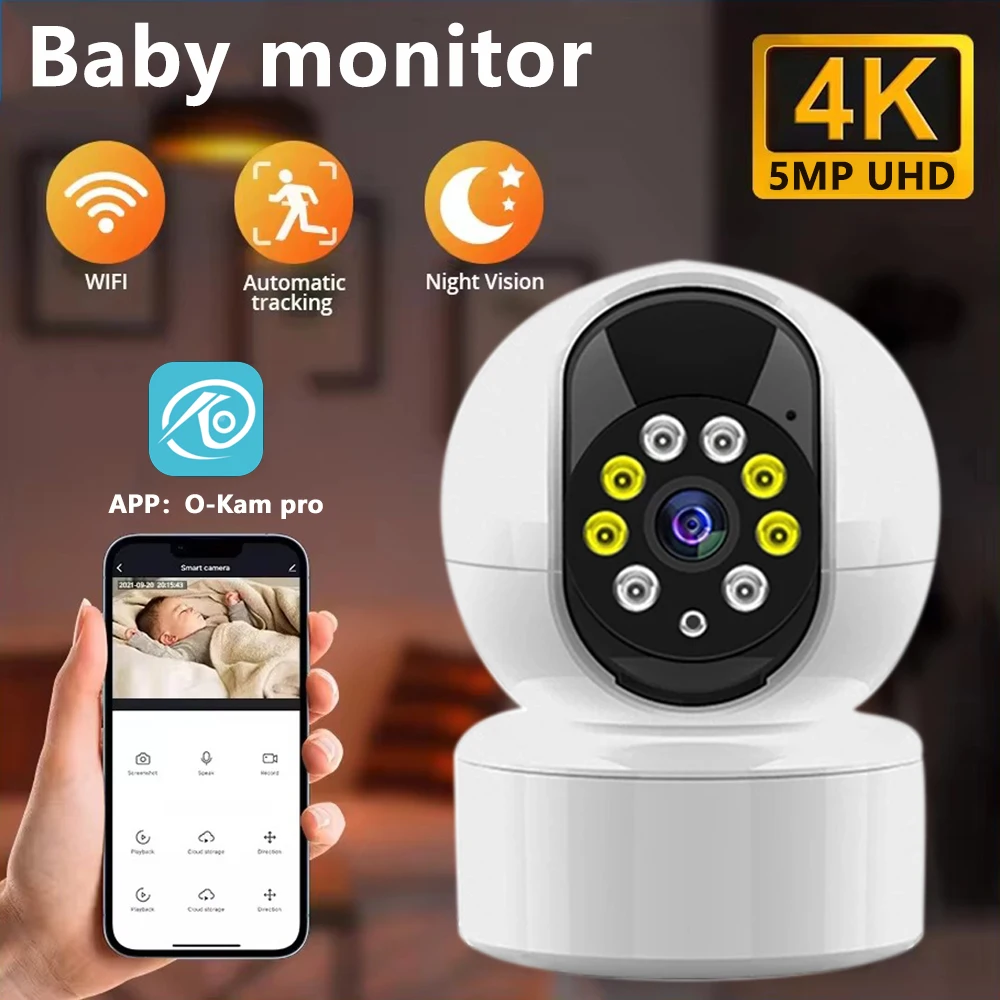 5MP 4K Smart WiFi IP Camera Indoor Wireless Home Security AI Human Detect CCTV Surveillance Camera HD Night Vision Auto Tracking
5MP 4K Smart WiFi IP Camera Indoor Wireless Home Security AI Human Detect CCTV Surveillance Camera HD Night Vision Auto Tracking