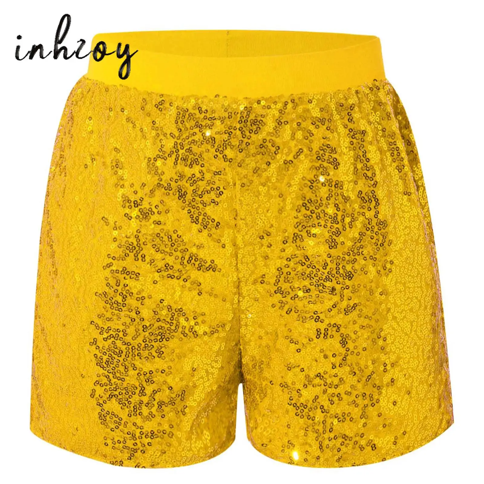 Kids Girls Glitter Sequins Dance Shorts Pants Elastic Waistband Sparkly Comfortable Lined Bottoms for Jazz Hip hop Street Dance
Kids Girls Glitter Sequins Dance Shorts Pants Elastic Waistband Sparkly Comfortable Lined Bottoms for Jazz Hip hop Street Dance