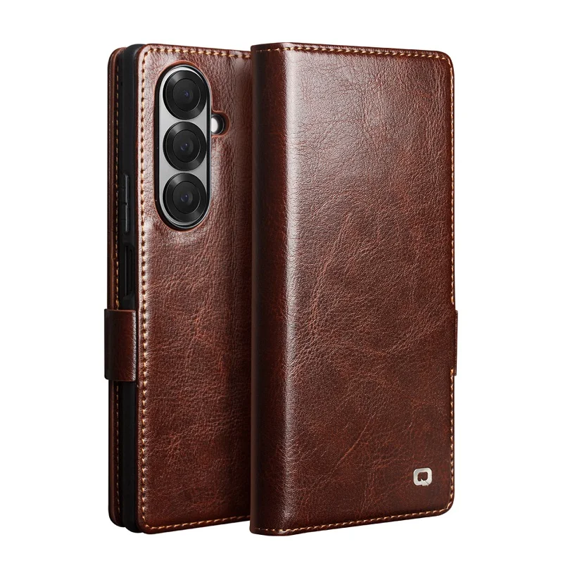 Retro Genuine Leather Magnetic Buckle Flip Cover for Samsung Galaxy Z Fold7 with Built-in Wallet Card Case
Retro Genuine Leather Magnetic Buckle Flip Cover for Samsung Galaxy Z Fold7 with Built-in Wallet Card Case