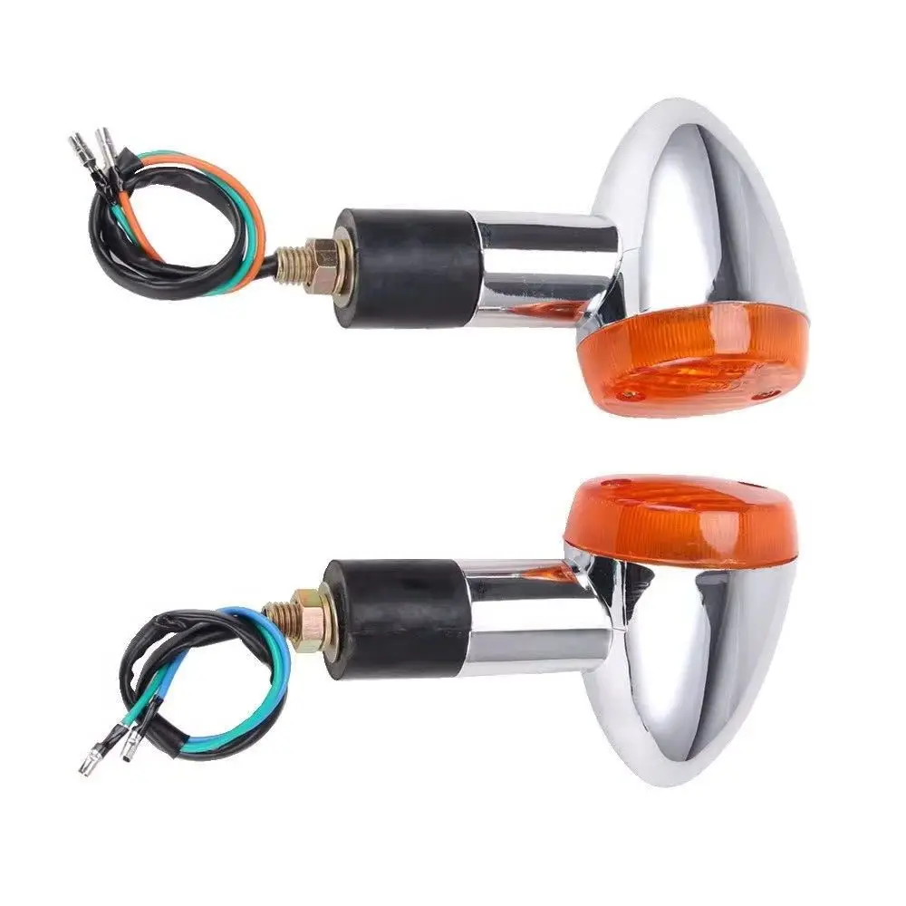 2Pcs/Lot Motorcycle Winker for Suzuki Haojue Lifan Honda GN125/XL125/CA250/EN125/GY200/XY200 Universal Turning Signal Lights
2Pcs/Lot Motorcycle Winker for Suzuki Haojue Lifan Honda GN125/XL125/CA250/EN125/GY200/XY200 Universal Turning Signal Lights