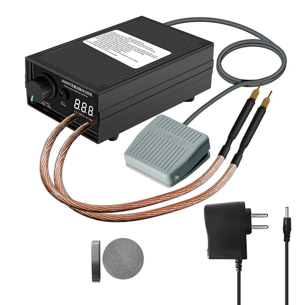 Portable Spot Welding Machine 8000W Welding Machine 18650 Lithium Battery Spot Welding Machine EU Plug
Portable Spot Welding Machine 8000W Welding Machine 18650 Lithium Battery Spot Welding Machine EU Plug