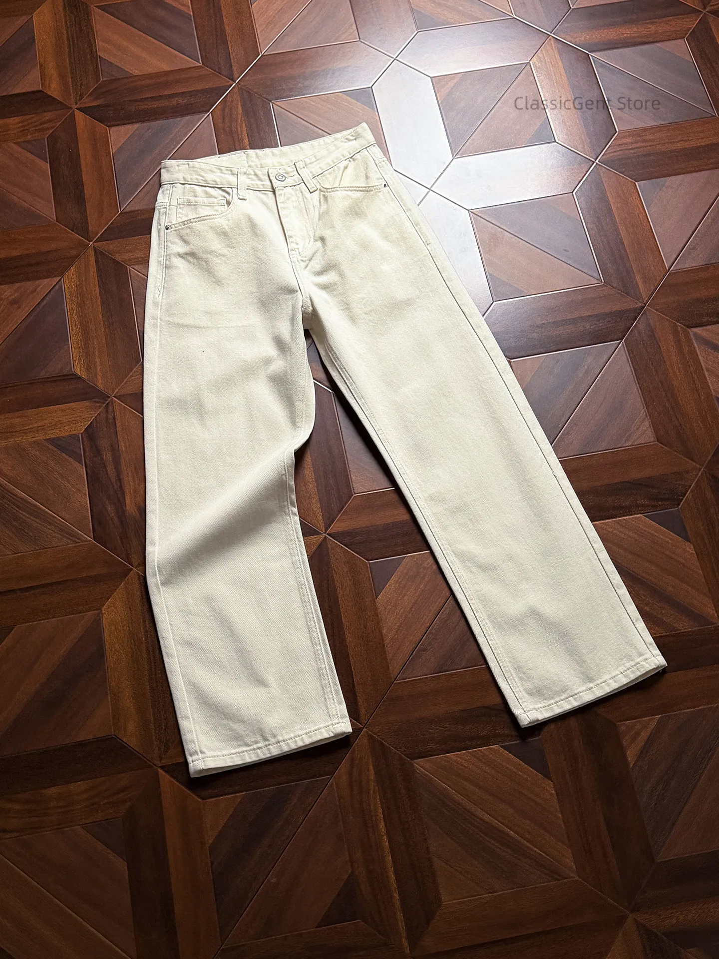 Minimalist Aesthetic Clean Fit 10.5 oz Light Luxury Textured Beige Jeans
Minimalist Aesthetic Clean Fit 10.5 oz Light Luxury Textured Beige Jeans