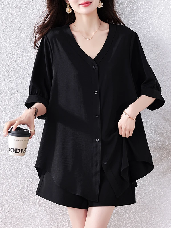 Authentic Summer 2026 Fashion Minimalist Style Pure Color Design Sense Shirt Comfortable Quality Women's Polyester Fiber Blouse
Authentic Summer 2026 Fashion Minimalist Style Pure Color Design Sense Shirt Comfortable Quality Women's Polyester Fiber Blouse