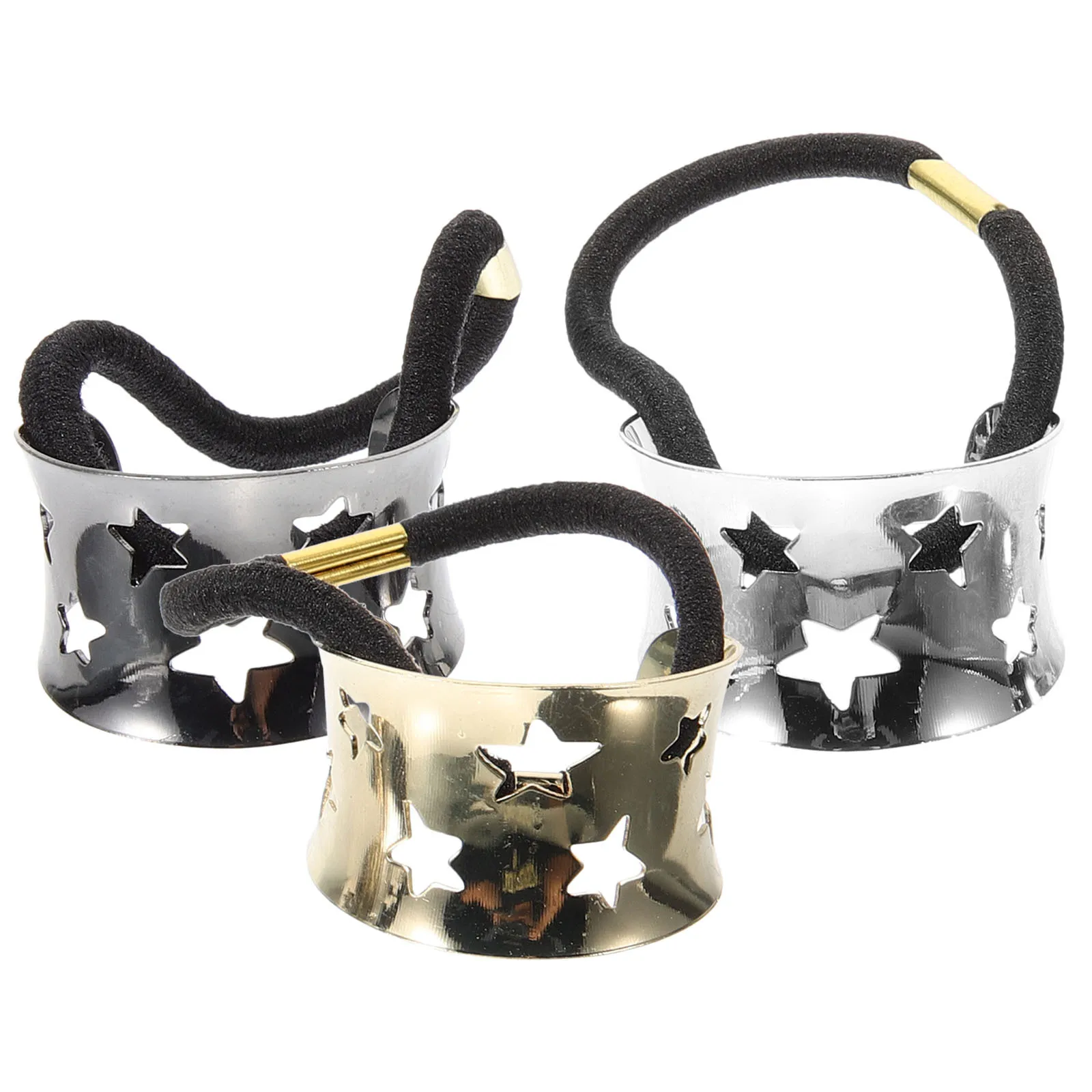 3Pcs Star Ponytail Holder Elastic Hair Ties Decorative Hair Accessories for Women Daily Use Ponytail Holders 
3Pcs Star Ponytail Holder Elastic Hair Ties Decorative Hair Accessories for Women Daily Use Ponytail Holders