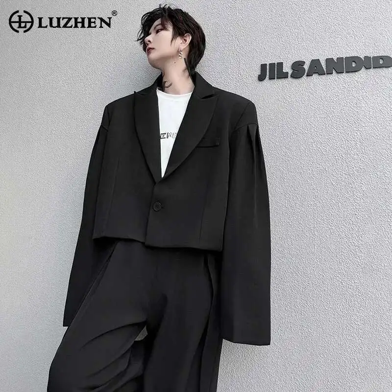 LUZHEN 2025 Spring New Fashion Elegant Loose Casual Short Blazer Jacket Men's High Quality Street Trendy Original Coat LZ6915
LUZHEN 2025 Spring New Fashion Elegant Loose Casual Short Blazer Jacket Men's High Quality Street Trendy Original Coat LZ6915