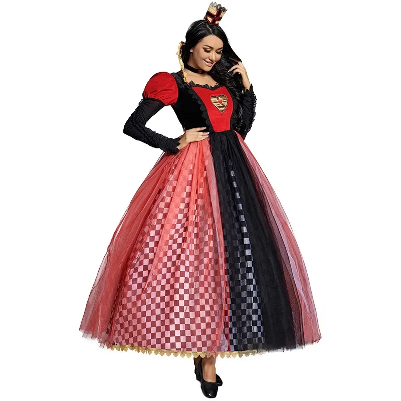 Red Queen Of Hearts Princess Dress Cosplay Fancy Dress Delux Party Girls Halloween Carnaval Cosplay Costume
Red Queen Of Hearts Princess Dress Cosplay Fancy Dress Delux Party Girls Halloween Carnaval Cosplay Costume