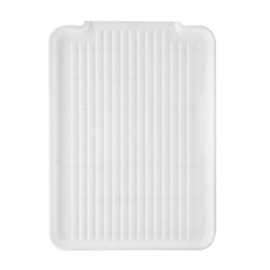 Dish Drain Board and Drying Rack Tray for Kitchen Counter, Plastic Drainboard with Raised Ridges, 12.75 x 17.25 Inch
Dish Drain Board and Drying Rack Tray for Kitchen Counter, Plastic Drainboard with Raised Ridges, 12.75 x 17.25 Inch