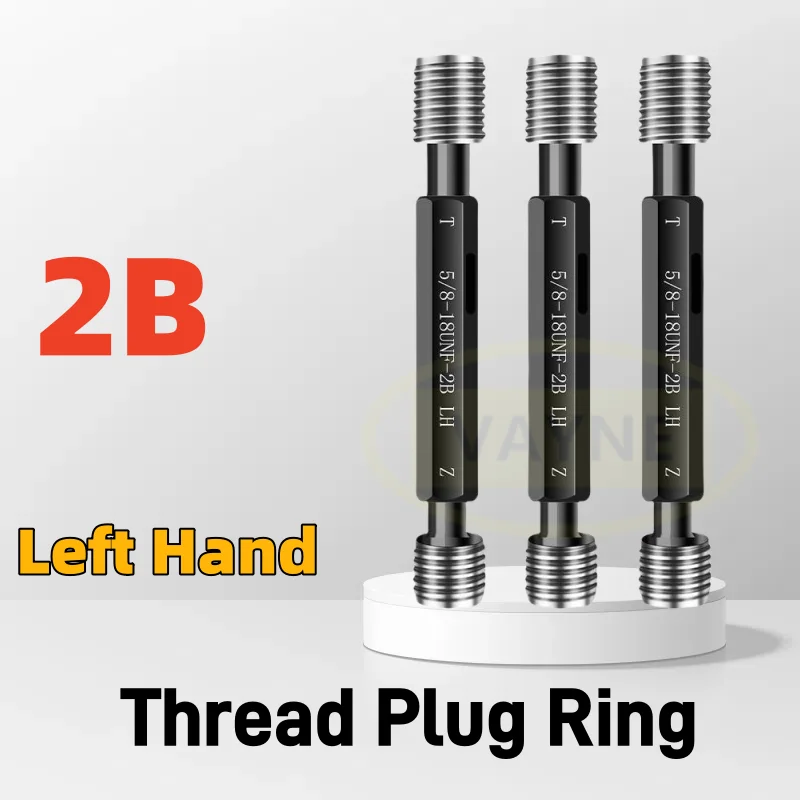 2B Left Hand UNC UNF UNS Gauges American Standard Fine Thread Plug Gauge 2-56 6-32 10-24 5/8 1/2 3/4 9/16 7/8 1/4 Measure Tool
2B Left Hand UNC UNF UNS Gauges American Standard Fine Thread Plug Gauge 2-56 6-32 10-24 5/8 1/2 3/4 9/16 7/8 1/4 Measure Tool