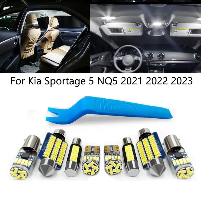 LED Bulbs License Plate Lamp Canbus No Error For Kia Sportage 5 NQ5 2021 2022 2023 Car Led Interior Light Kit
LED Bulbs License Plate Lamp Canbus No Error For Kia Sportage 5 NQ5 2021 2022 2023 Car Led Interior Light Kit