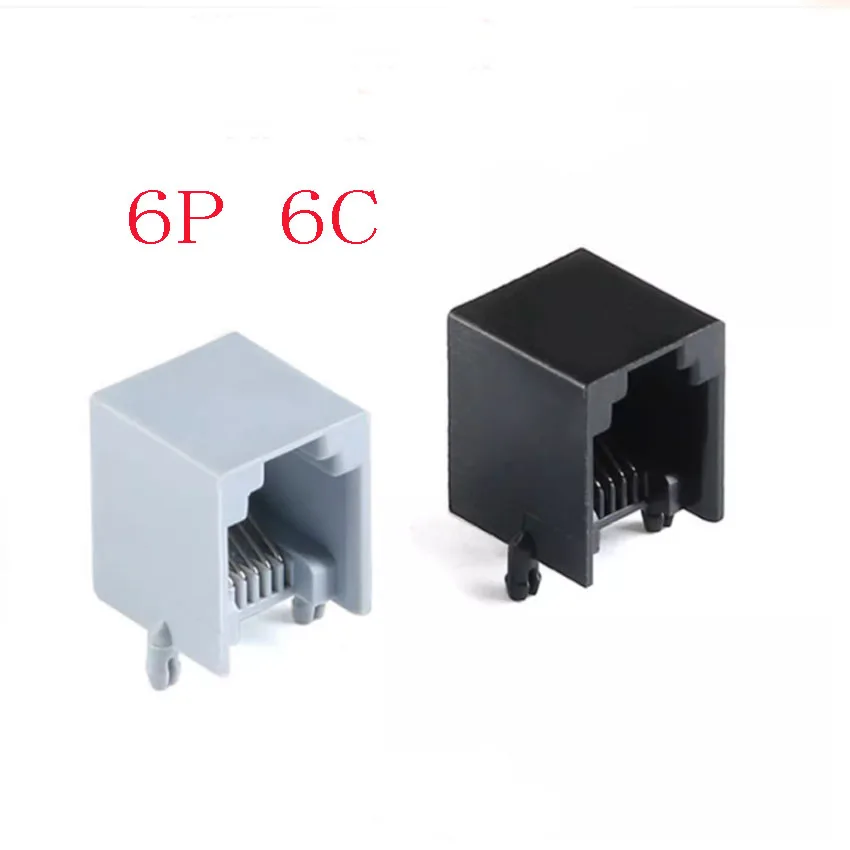 10PCS/Lot RJ12 Socket Telephone 90 Degrees 6Pin Crystal Female 6P6C Socket 10PCS/Lot RJ12 Socket Telephone 90 Degrees 6Pin Crys
10PCS/Lot RJ12 Socket Telephone 90 Degrees 6Pin Crystal Female 6P6C Socket 10PCS/Lot RJ12 Socket Telephone 90 Degrees 6Pin Crys