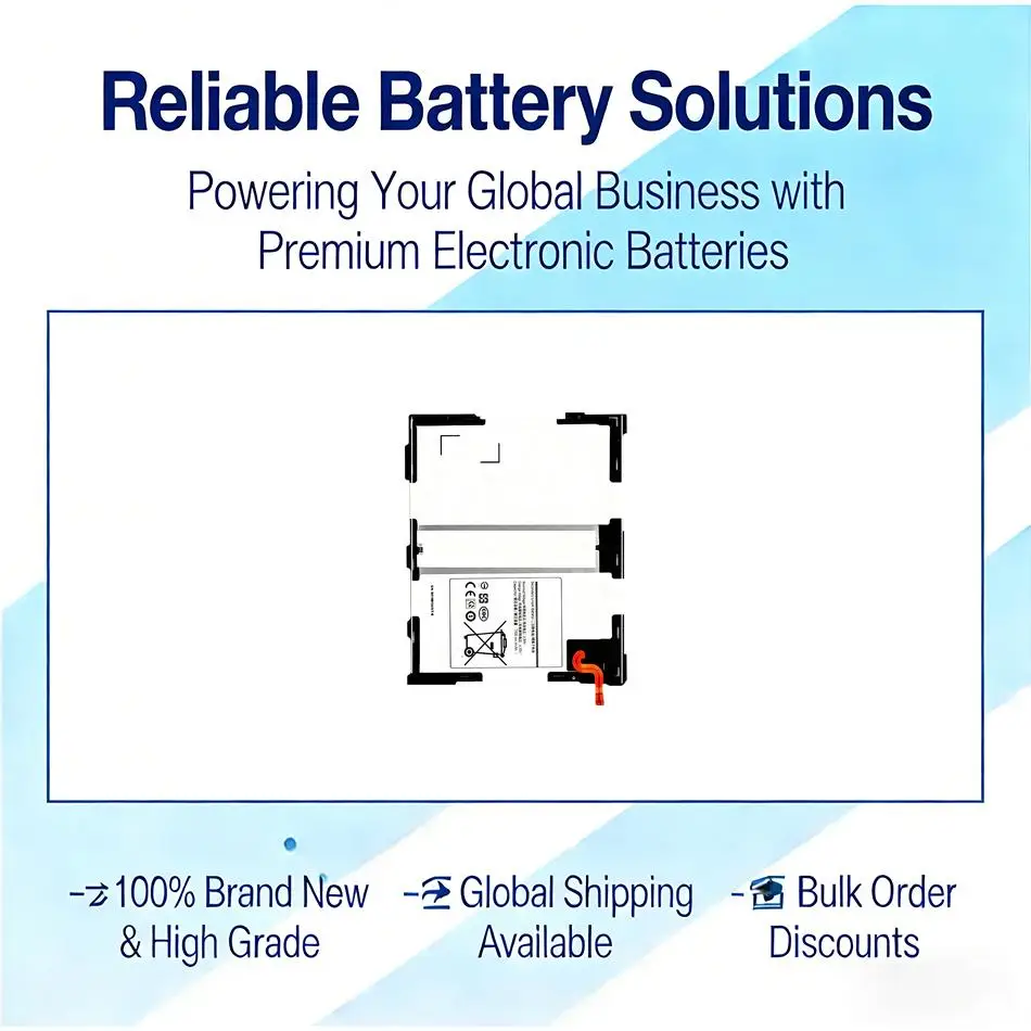 EB-BT595ABE 7300mAh Tablet Battery High Compatibility For Samsung Galaxy Tab A2 10.5 SM-T590 T595
EB-BT595ABE 7300mAh Tablet Battery High Compatibility For Samsung Galaxy Tab A2 10.5 SM-T590 T595