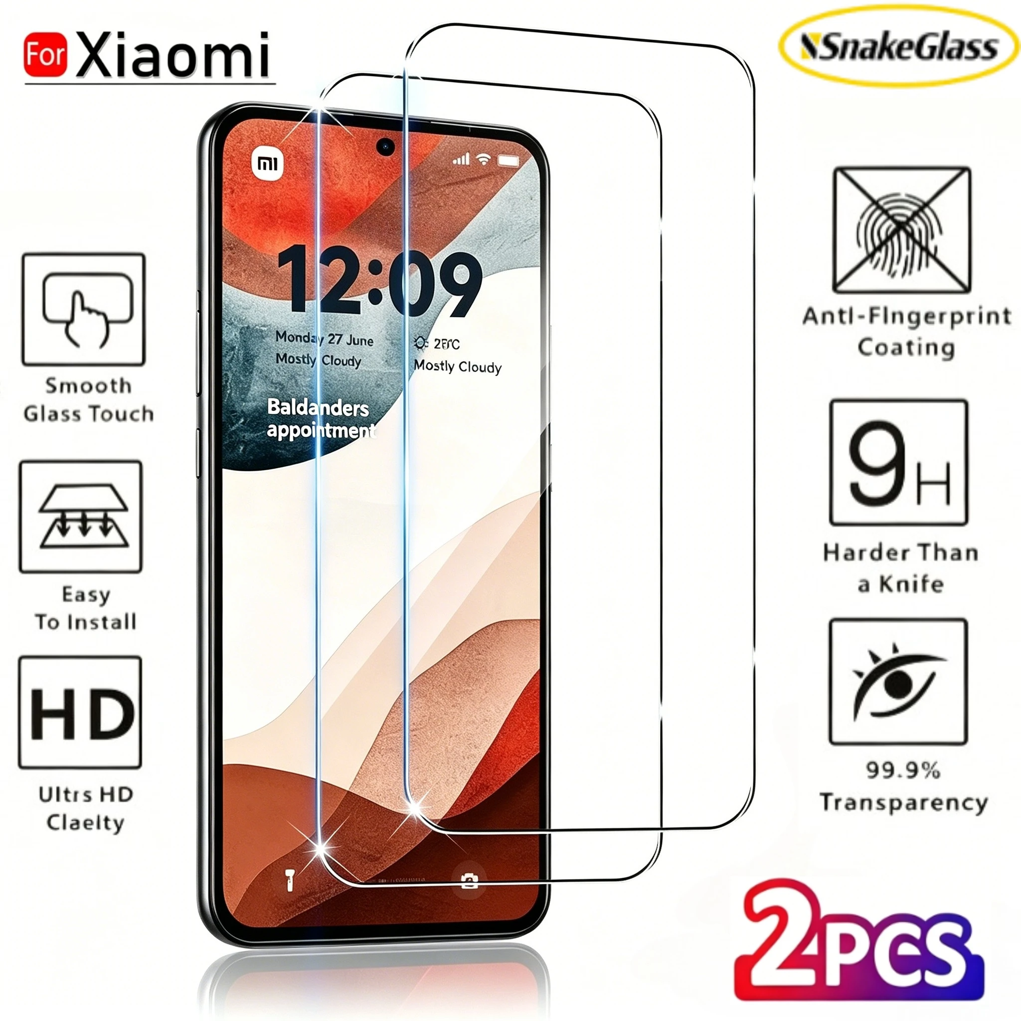 2Pcs Full Coverage HD Tempered Glass Screen Protector For Xiaomi 17 Pro Max 17 Ultra 15T 14 13 12T 11T Pro 10 Glass Anti-Scratch
2Pcs Full Coverage HD Tempered Glass Screen Protector For Xiaomi 17 Pro Max 17 Ultra 15T 14 13 12T 11T Pro 10 Glass Anti-Scratch