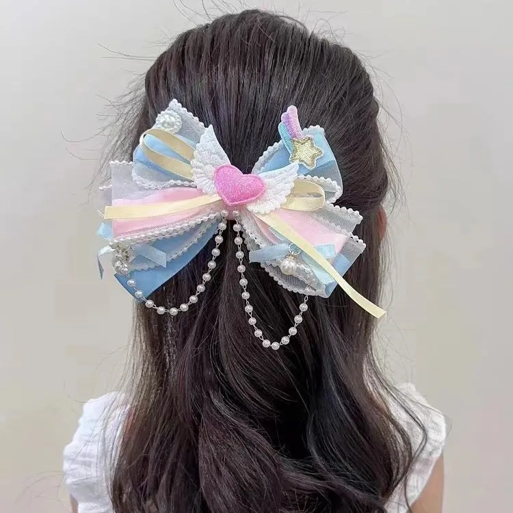 Kids Bow Love Heart Hair Accessories Girls Beauty Teenage Headdress Dopamine Dress Up Princess Lolita Hair Clips
Kids Bow Love Heart Hair Accessories Girls Beauty Teenage Headdress Dopamine Dress Up Princess Lolita Hair Clips