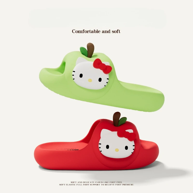 2026 Sanrio Hello Kitty Apple EVA Slide Sandals Cute Cartoon Non Slip Beach Shoes Comfortable Women Home Out Wear Slippers Gifts
2026 Sanrio Hello Kitty Apple EVA Slide Sandals Cute Cartoon Non Slip Beach Shoes Comfortable Women Home Out Wear Slippers Gifts